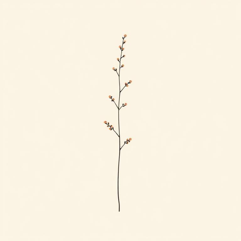 Linear Flora I — Giclée Gallery Wrap